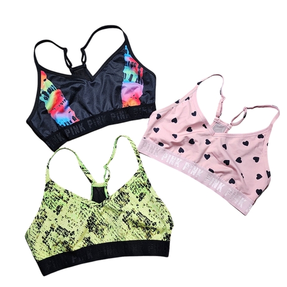 PINK Victoria's Secret Other - PINK Victoria's Secret Women's Multicolor Sports Bra Set